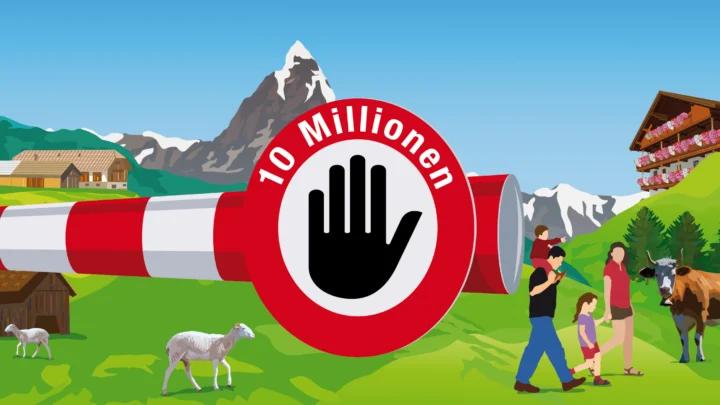 Suiza votó en contra de limitar su población en 10 Millones 